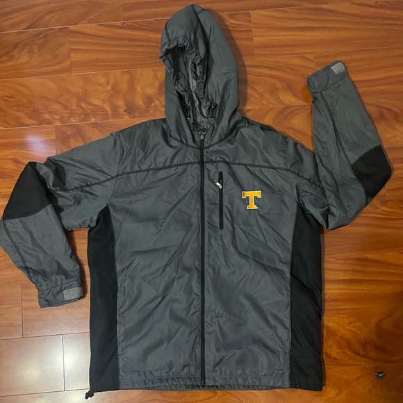 Men's Gray Hooded Jacket - Picture 1 of 4